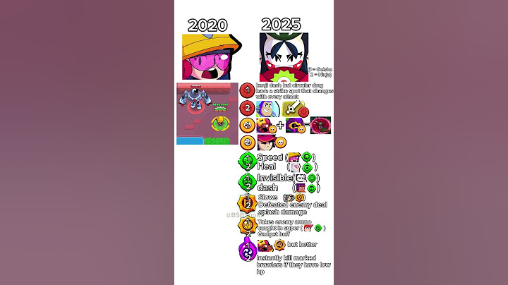 2020 vs 2025 brawler | #brawlstars