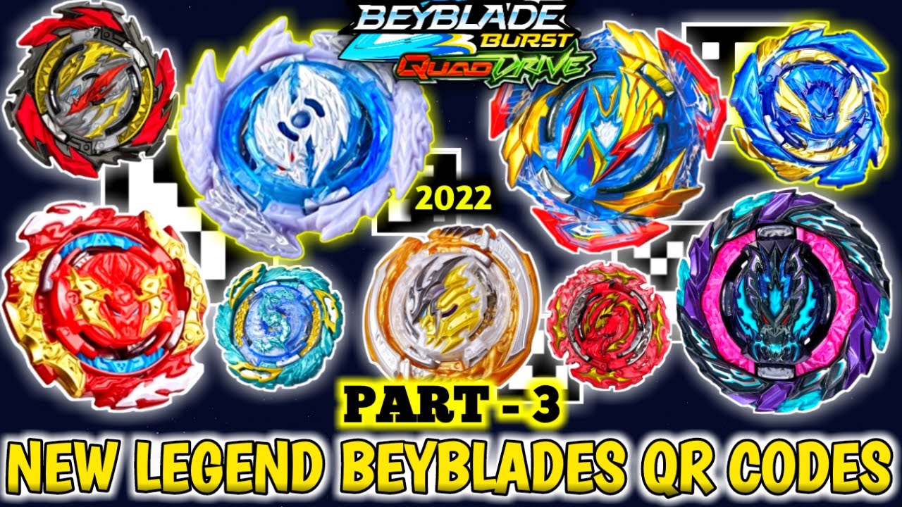 NEW LEGEND BEYBLADES QR CODES PART - 3