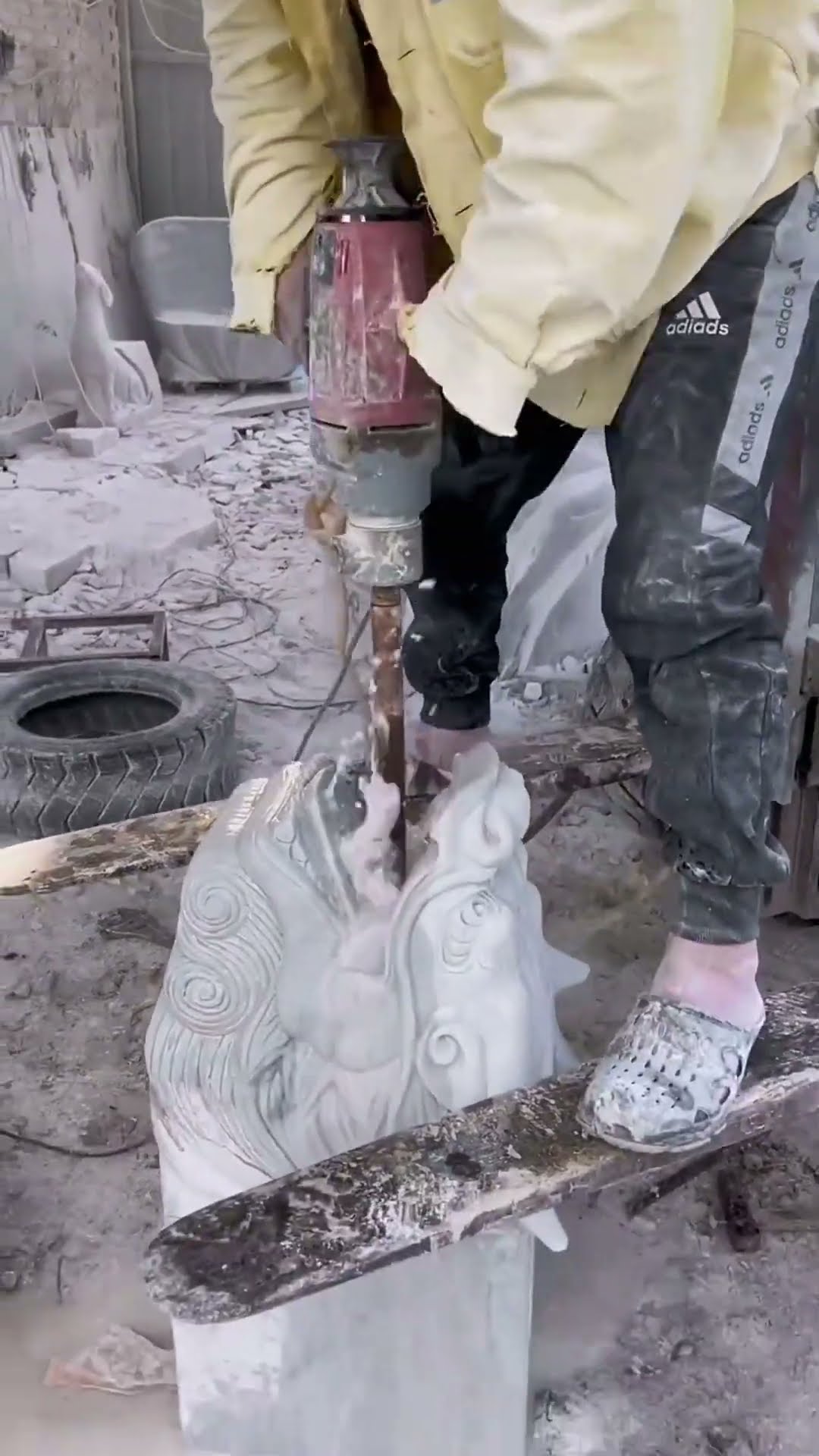Stone faucet making process- Good tools and machinery make work easy