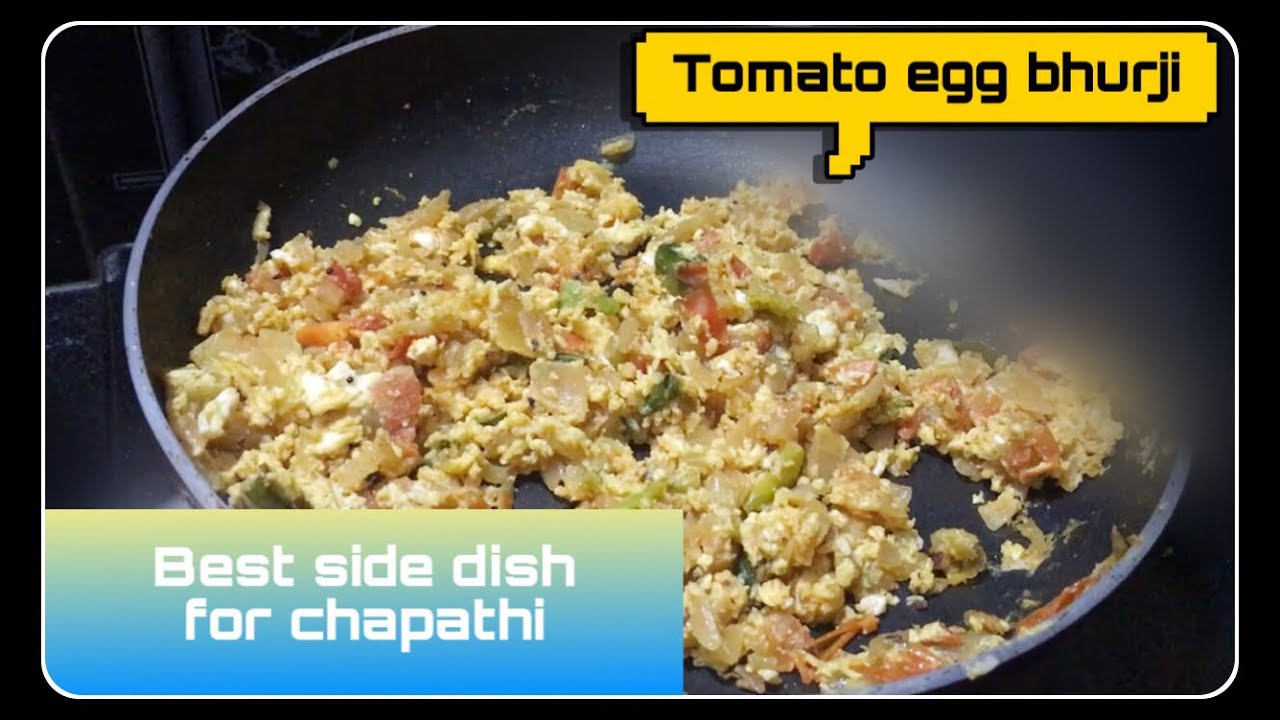 Tomato egg bhurji in Telugu YouTube