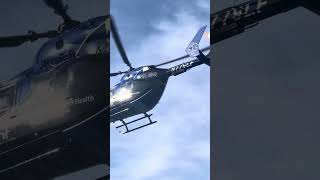 Lifeflight take off from Ankeny Police Department