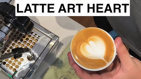 The perfect latte art heart tutorial - Rocket Appartamento Espresso Machine