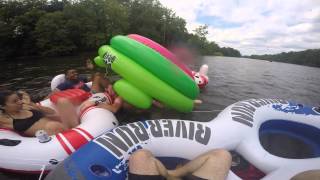 Tubing down the Delaware River!