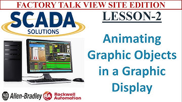 2. Animating Graphic Objects in a Graphic Display || SCADA TRAINING || ROCKWELL AUTOMATION