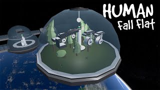 Human Fall Flat - Space Station Pc Custom Map 4K 60ᶠᵖˢ