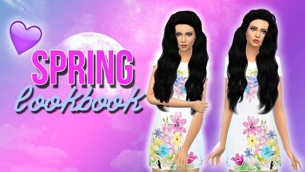 The Sims 4 Spring Lookbook Collab With Xsimsugar Youtube