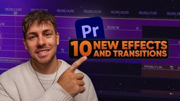 10 NEW EFFECTS and TRANSITIONS in Adobe PREMIERE - Tutorial