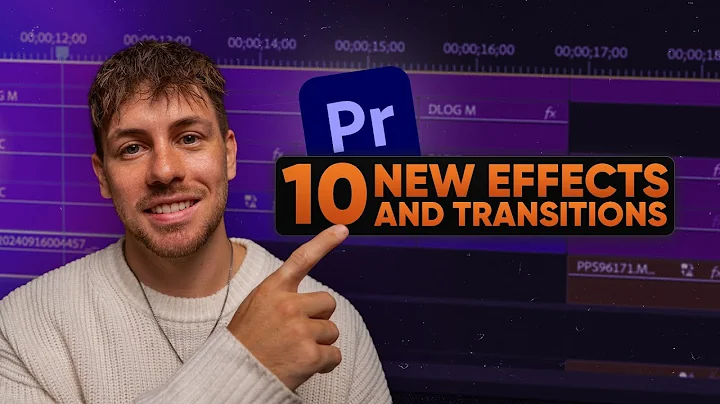 10 NEW EFFECTS and TRANSITIONS in Adobe PREMIERE - Tutorial