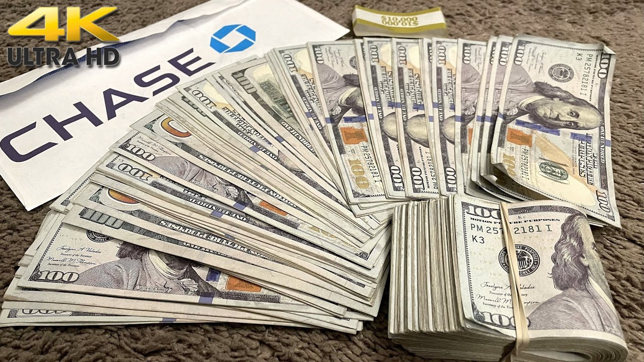 Millionaire Withdraws $20,000 Cash From Bank Account Visualization In 4K ft. ✔️RealAged™ Prop Money