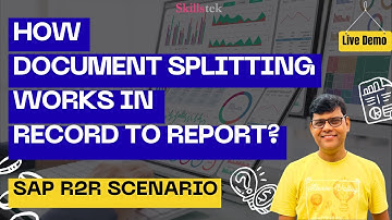 How Document Splitting Works in SAP Record To Report? - S4 HANA FICO - R2R Scenario!