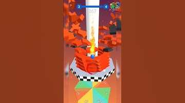 Stack Ball Level 3 #stackball  #shortsfeed #shorts #trending