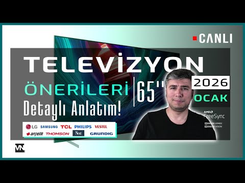 Televizyon Önerileri 65”  TARAFSIZ! 20 Ürün GÜNCEL Modeller -  Ocak 2026 + İffalcon Tv 