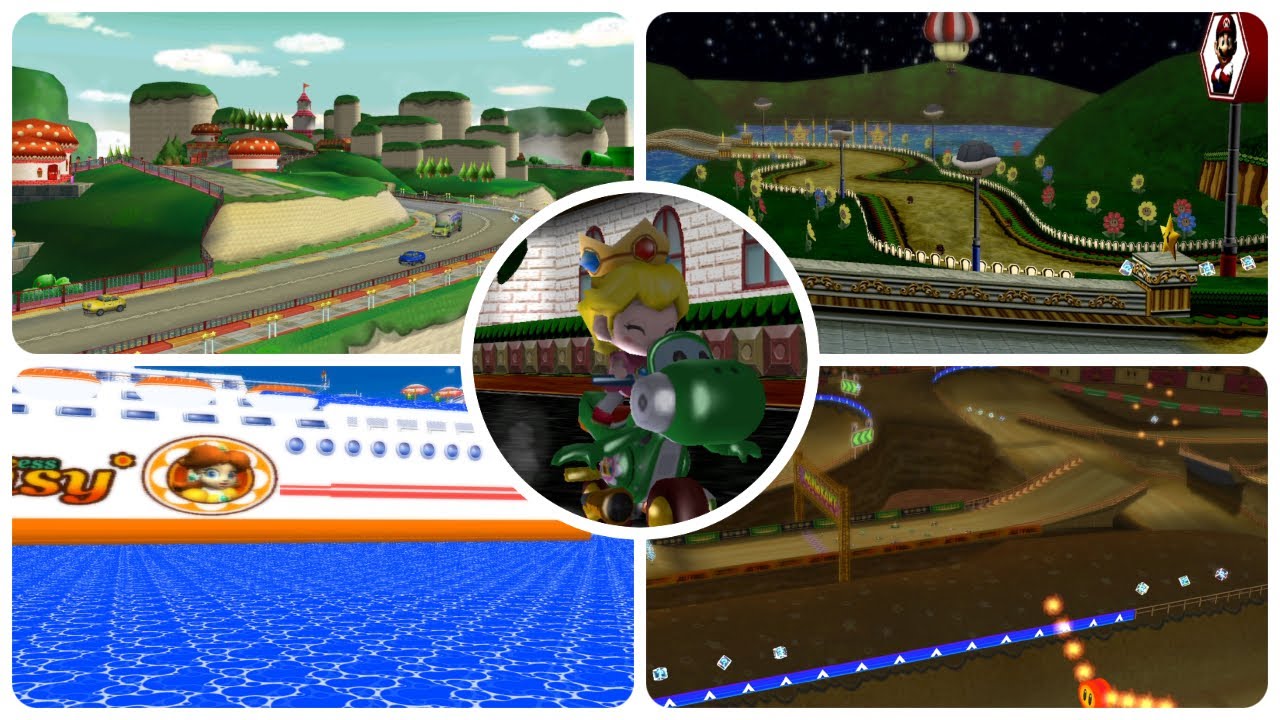 Mario Kart Wii Deluxe - MK: Double Dash!! - Flower Cup [Baby Peach] 200cc Perfect [Full HD 1080p]