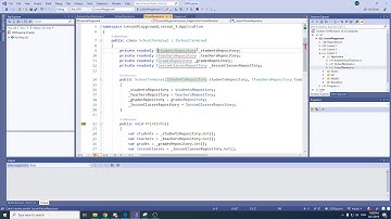 DIP, IoC, generic repositories, clean architecture.