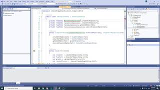 DIP, IoC, generic repositories, clean architecture.