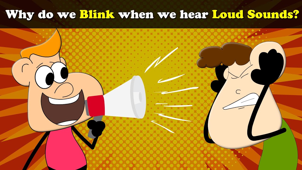 Blinking noise cartoon