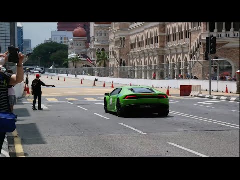 KL Supercar Drag Race (Day 2) - Huracan, SLS, Murcielago | Revving, Acceleration, DRAG RACING