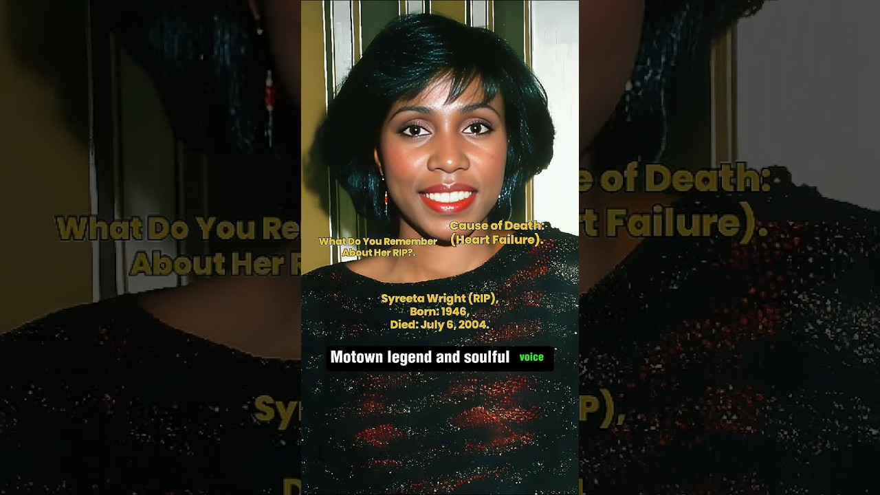 RIP Syreeta Wright (1946–2004): The Soulful Motown Legend Who Touched Hearts Forever 