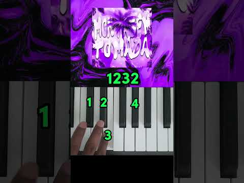 MONTAGEM TOMADA Slow Reverb Piano Tutorial #shorts #piano #tutorial #phonk