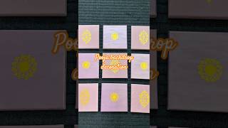 Pooja backdrop decoration | Canvas DIY | Navratri | Ganesh Chaturthi #shorts