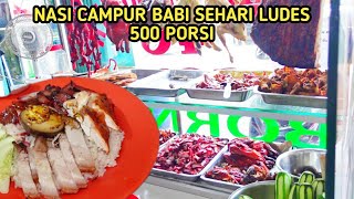 NASI CAMPUR KALIMANTAN SEHARI BISA LUDES 500 PORSI COCOK BUAT KULINER PERBABIAN JAKARTA