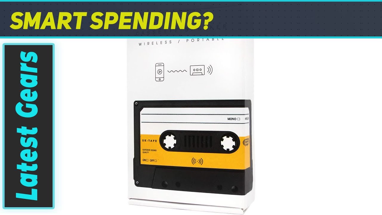 Suck UK Cassette Speaker: Retro Sound, Modern Tech