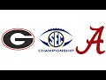 2023 sec championship 1 georgia vs 8 alabama highlights