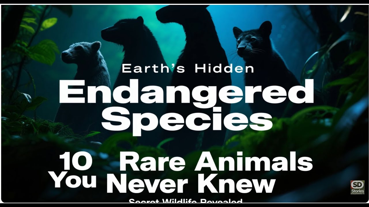 Top 10 Rare Endangered Species | Beast challenge Stories - YouTube