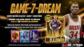 NBA 2K26 MYTEAM 總決賽G7代碼 G.O.A.T 大夢 Locker Code