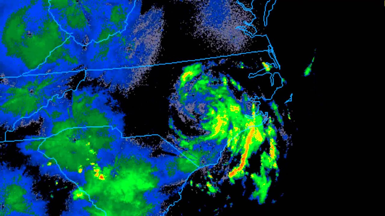 Tropical Storm Ana - Radar of landfall (May 8-11, 2015) observation ps4