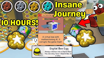 10 Hours of Robo Challenges in Bee Swarm Simulator (got digital bee)