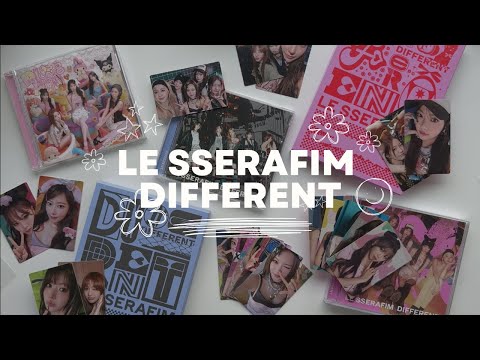 LE SSERAFIM DIFFERENT JAPAN 4th SINGLE ALBUM UNBOXING - YouTube