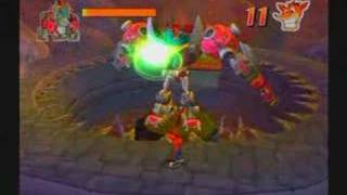Crash Twinsanity Cortex and mecha Crash Battle