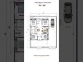 50×60 House Plan || 50×60 House Design || 50×60 Floor Plan || #floorplan #houseplan #shorts