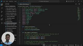 DROWSINESS DETECTION OF DRIVER USING OPEN CV & DLIB
