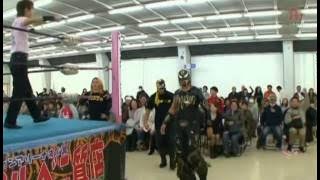 Kuuga,Orochi & Tadasuke vs. Billyken Kid, Atsushi Kotoge & Daisuke Harada Part 1