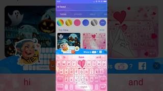 Love Hearts Keyboard Theme screenshot 5