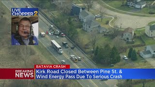 At least one person killed in Batavia crash
