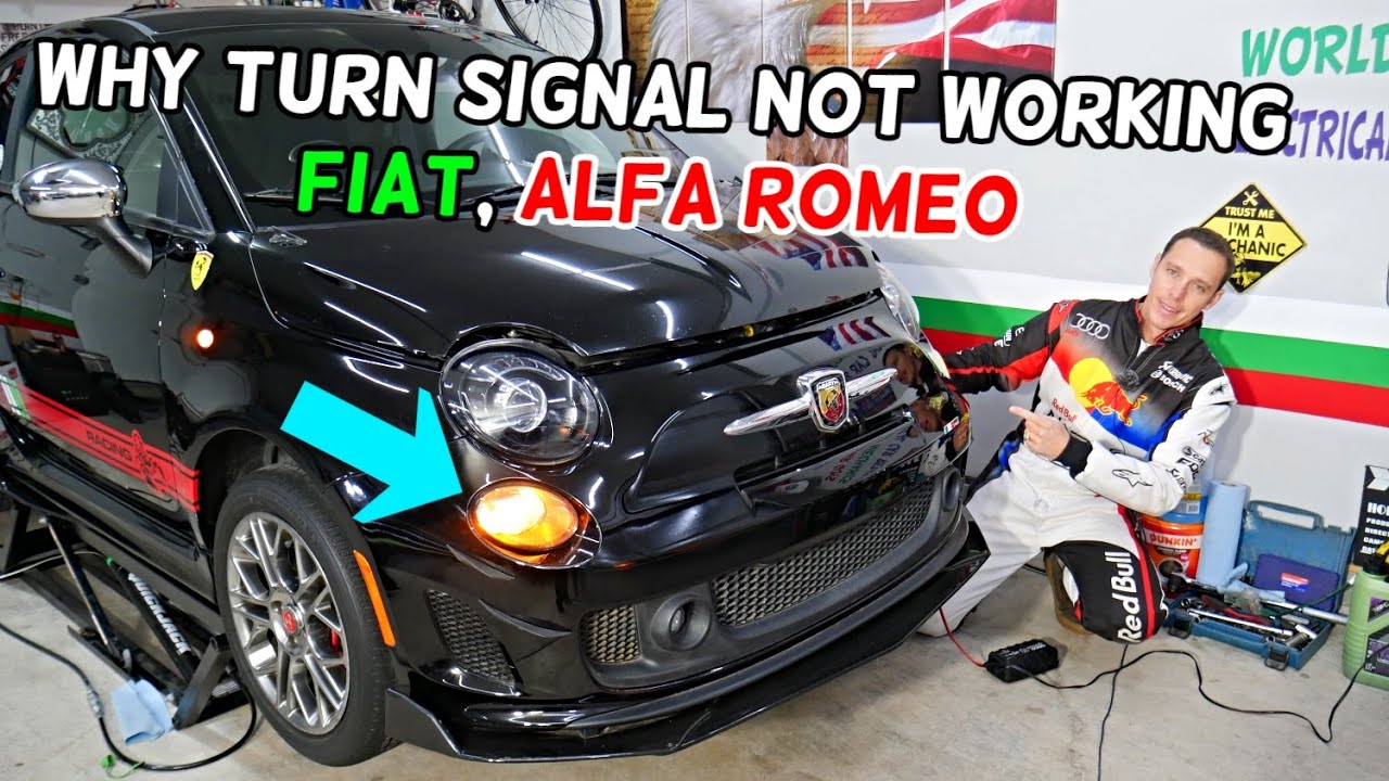 WHY TURN SIGNAL DOES NOT WORK ON FIAT ALFA ROMEO FIAT 500 500X 500L