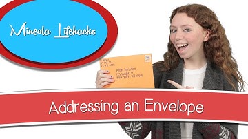 Addressing an Envelope | Mineola Lifehacks!