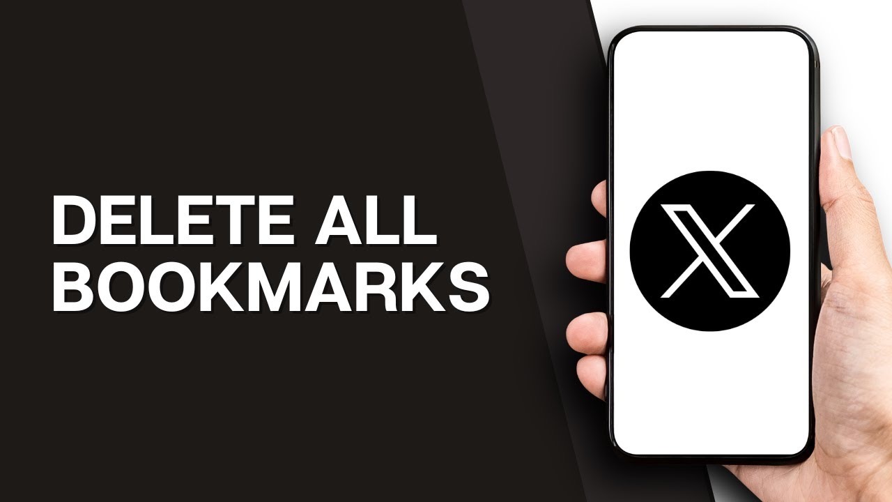 How to Remove All Posts from Bookmarks on X - YouTube