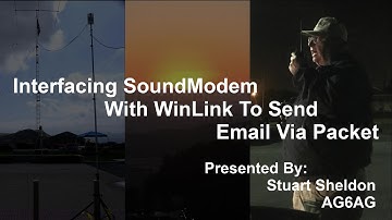 Interfacing Sound Modem and WinLink To Send Email Via Packet