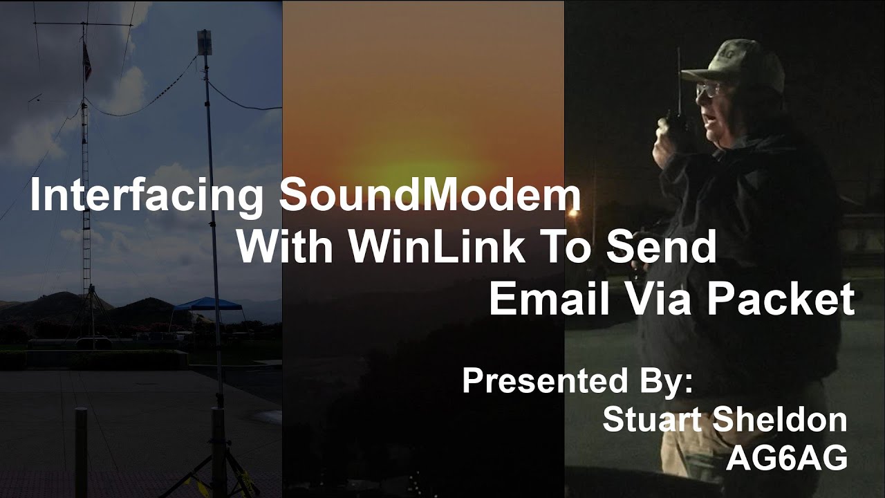 Interfacing Sound Modem and WinLink To Send Email Via Packet