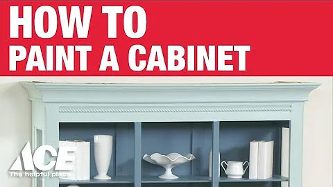 Paint Cabinets With Chalk Based Paint - Ace Hardware