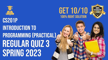 cs201p regular quiz 3 spring 2023 | 100% right solution