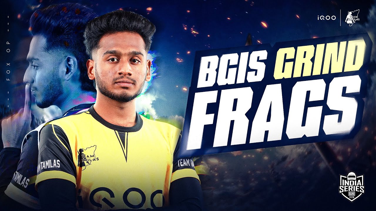 BGIS Grind Frags❤️‍🔥| КВАЛИФИЦИРОВАН В 4 РАУНД | Команда iQOO Тамилас | iQOOxTTFoxOP