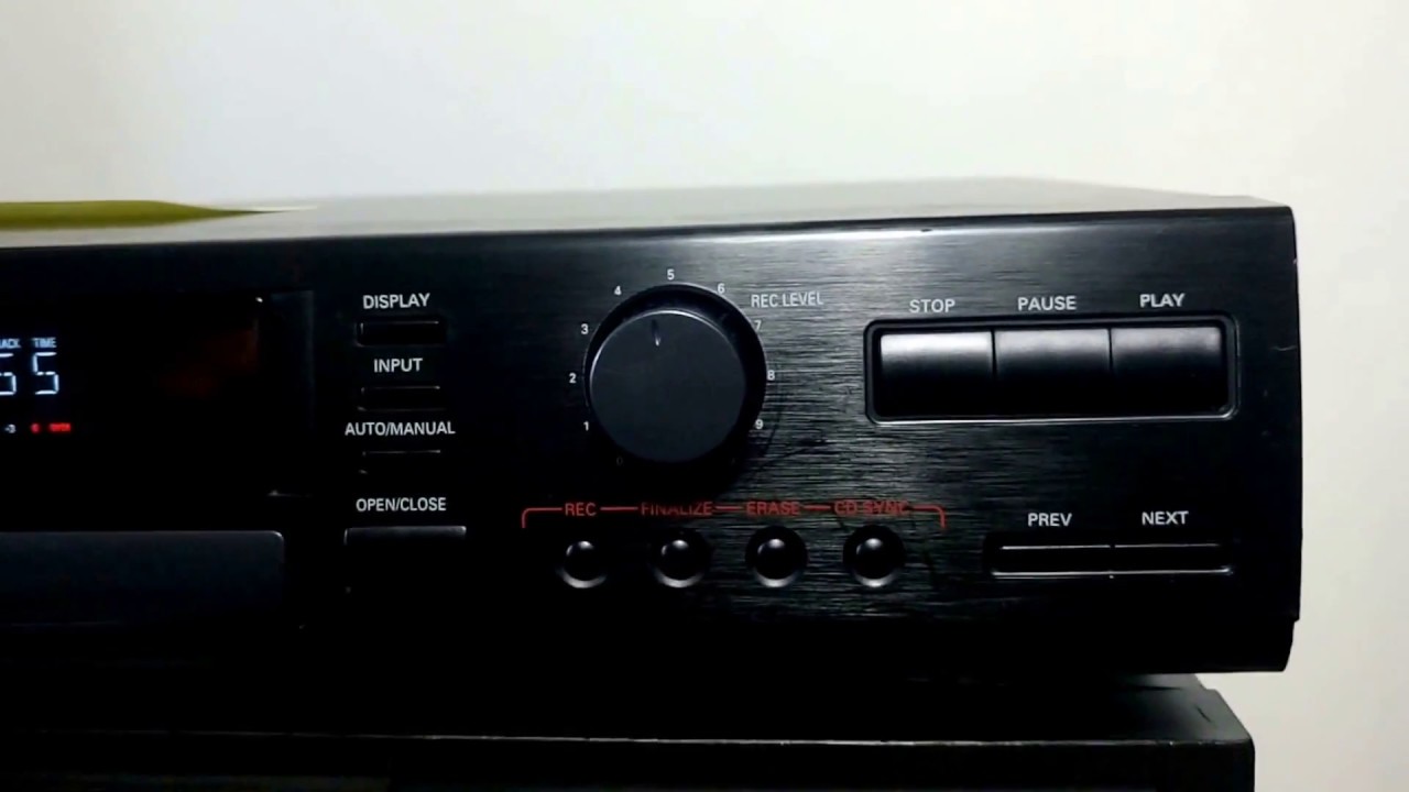 PHILIPS CDR870 Compact Disc Recorder - YouTube