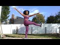 Effective  intense standing lower body  ab toning workout