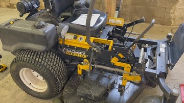 Cub Cadet commercial M60 Tank zero turn mower hydrostatic brake review | Belted Galloway Homestead