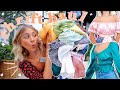 I spent over $200 on thrift clothes | collective SUMMER thrift store TRY ON HAUL (let's get trendy!)